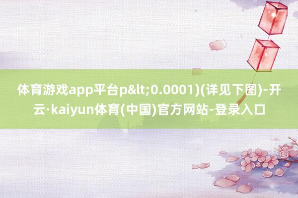 体育游戏app平台p<0.0001)(详见下图)-开云·kaiyun体育(中国)官方网站-登录入口